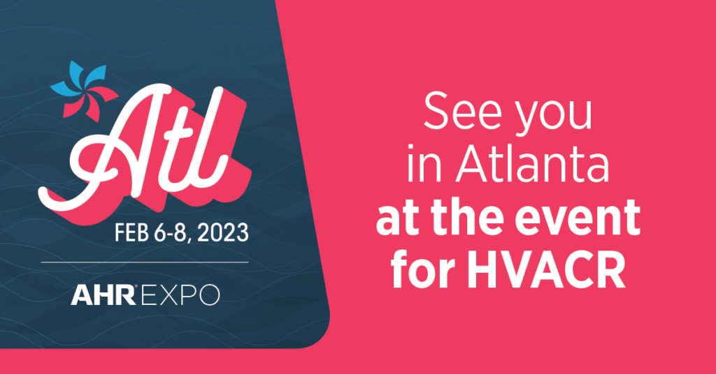 Meet Us at AHR Expo 2023!