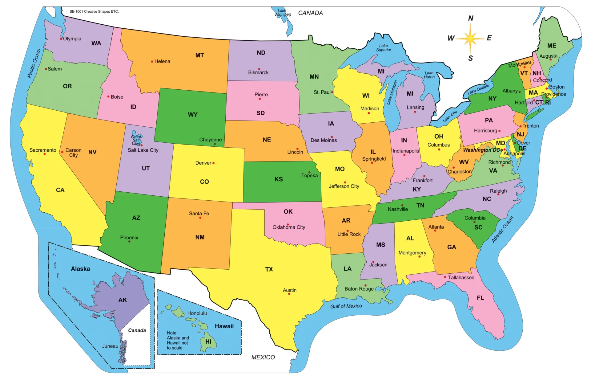 Map of Western Union Locations